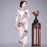 Robe Chinoise <br> Élégante Blanc / S