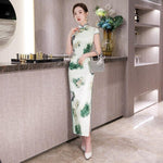 Robe Chinoise Motif Floral