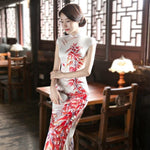 Robe Chinoise Arbre Rouge