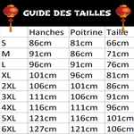 Robe Chinoise Rock N' Roll guide des tailles