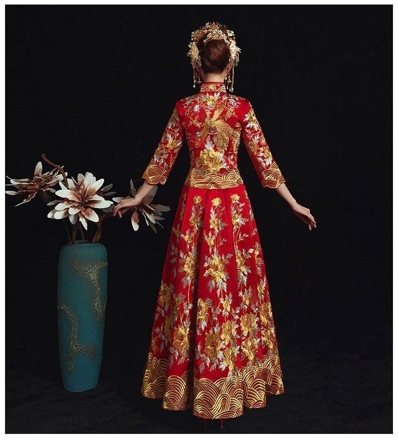 Robe de Mariée Chinoise Traditionnelle | Mandarin Factory