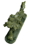 Statue Chinoise <br> Dragon en Jade