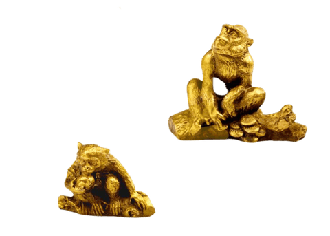 Statue Chinoise <br> du Zodiaque Singe Moyenne