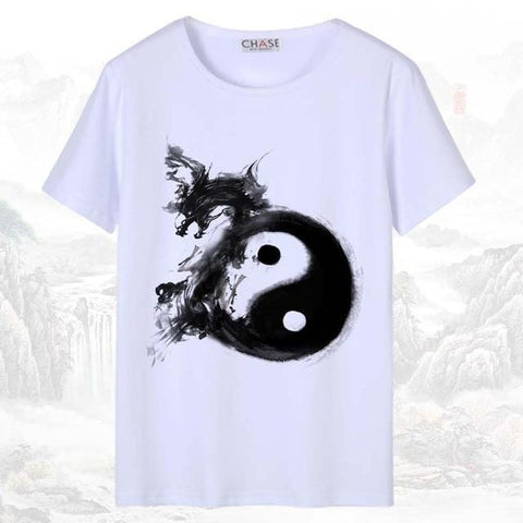T-shirt Chinois <br> Dragon Yin Yang S