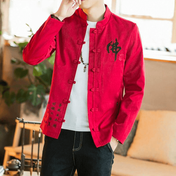 Veste homme à simple boutonnage non doublée, col Mao lin et coton mélangés | | Blazers Uomo Online Veste homme à simple boutonnage non doublée, col Mao lin et coton mélangés | | Blazers Uomo Online